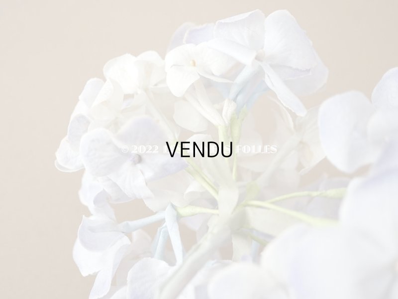 画像8: アンティーク 紫陽花の布花 ごく淡い青紫