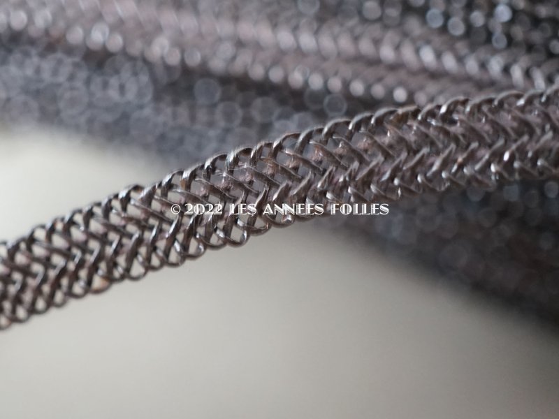 画像4: アンティーク ストロー素材のブレード 帽子用 約60m 幅4mm 墨黒&ブラウン