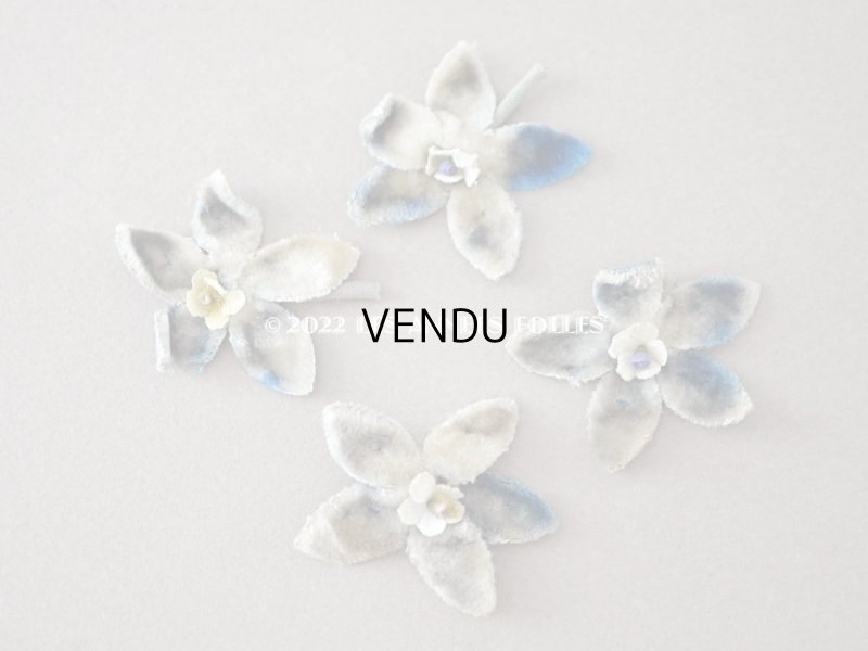 画像4: アンティーク ベルベットの花びらのセット 16〜24ピース 35mm