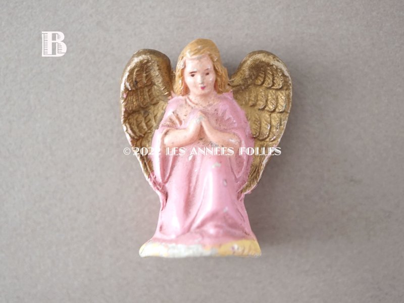 画像7: 1900年頃 アンティーク 天使の石膏人形