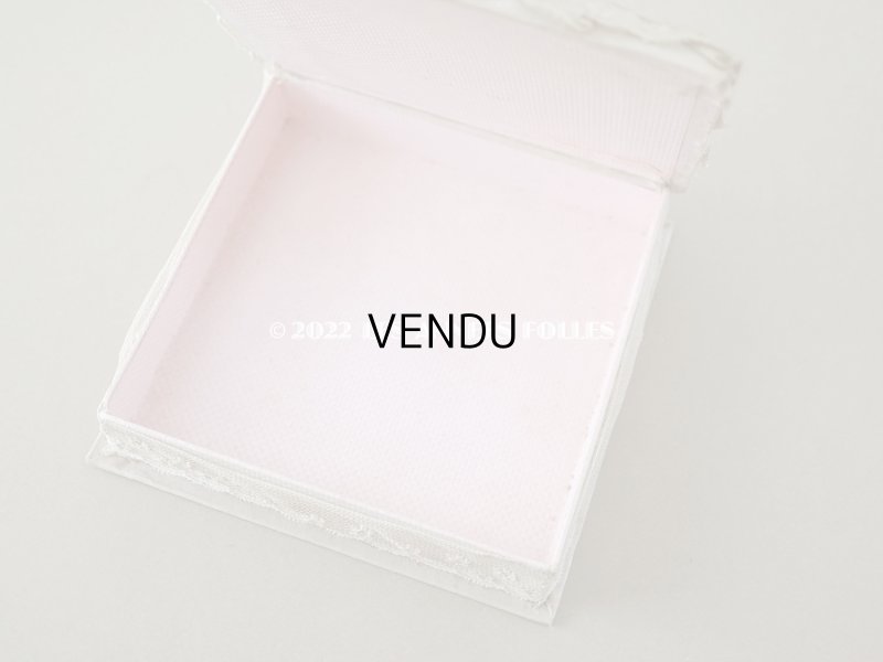 画像9: 1900年代 アンティーク レース付き パウダーピンクのお菓子箱