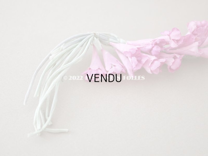 画像6: アンティーク ピンクの布花のガーランド ティアラ 花冠 70cm