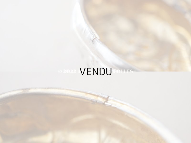 画像7: アンティーク シルバー製 鈴蘭のパウダーケース  