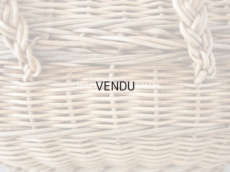 画像9: アンティーク ドール用 パニエ オリーブグリーンのライン入り