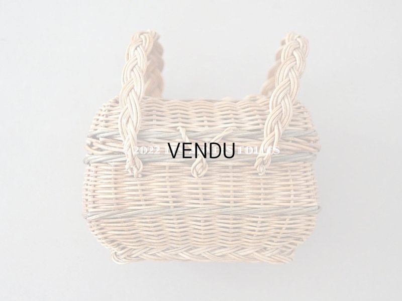 画像7: アンティーク ドール用 パニエ オリーブグリーンのライン入り