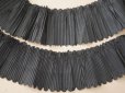 画像9: 19世紀末 アンティーク  ドレスの裾 黒いシルクのプリーツ 3m 約10cm幅