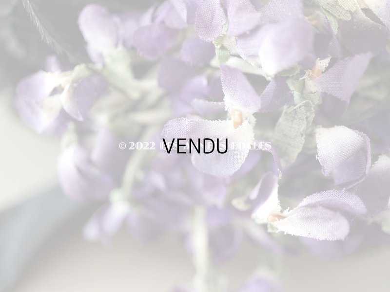 画像9: 19世紀 アンティーク  ベルギーの画家 Félicien Rops 婦人の遺品 菫の布花付き帽子