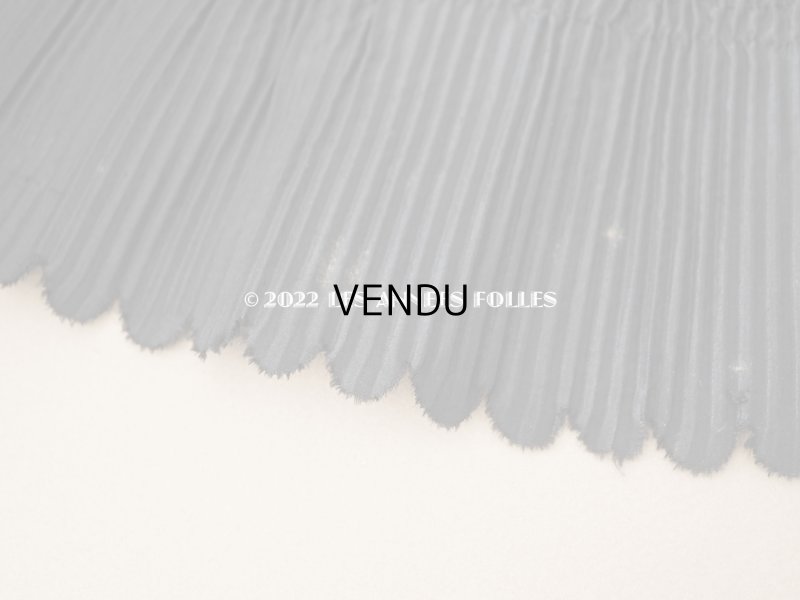 画像8: 19世紀末 アンティーク  ドレスの裾 黒いシルクのプリーツ 3m 約10cm幅