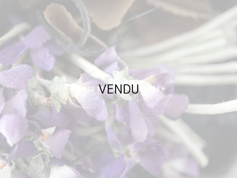 画像10: 19世紀 アンティーク  ベルギーの画家 Félicien Rops 婦人の遺品 菫の布花付き帽子