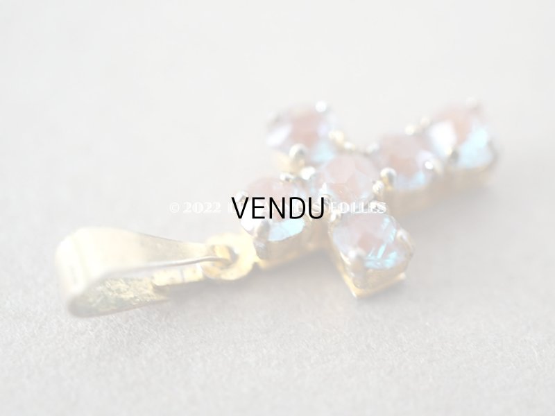 画像5: 【セール対象外】アンティーク  サフィレット サフィリーン 小さなクロスのペンダントトップ 十字架