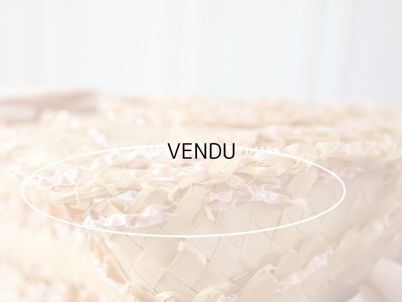 画像16: 19世紀 アンティーク  大きなピンクのリボンが結ばれた 貴婦人の帽子 ボンマルシェ百貨店 -AU BON MARCHE -