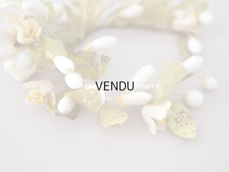 画像5: 1900年代 アンティーク ドール用 ワックスフラワーの小さなヘッドリース & ブーケ