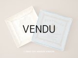 19世紀 アンティーク アランソンレースのハンカチ オリジナルボックス入り 【ポワン・ダランソン（アランソン）】　【POINT D'ALENCON】