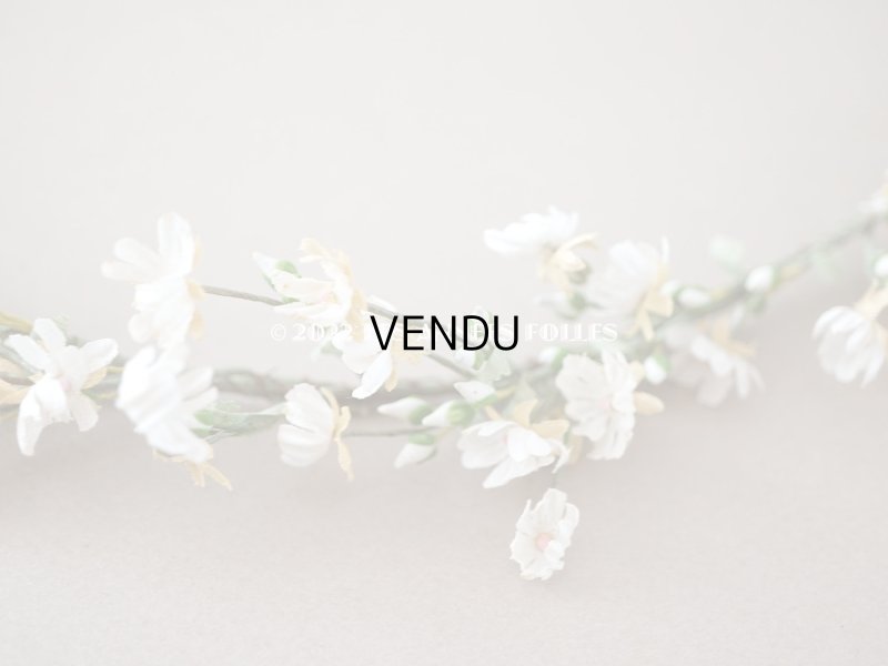 画像7: 19世紀末 アンティーク 白い小さなの布花のティアラ 花冠