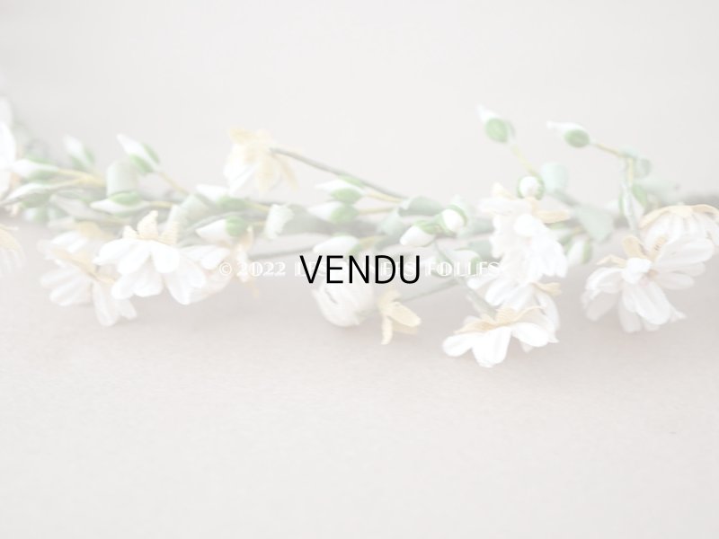 画像9: 19世紀末 アンティーク 白い小さなの布花のティアラ 花冠