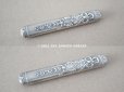 画像6: 1900年頃 アンティーク シルバー製 リボン＆花のガーランド ソーイングセット 裁縫道具