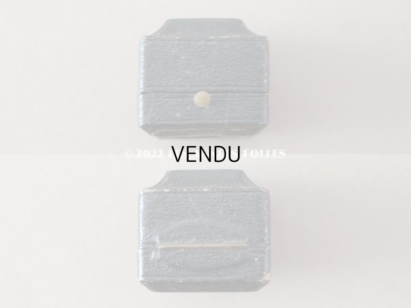 画像3: 19世紀 アンティーク イニシャル入り 小さなリングボックス　黒 ジュエリーボックス