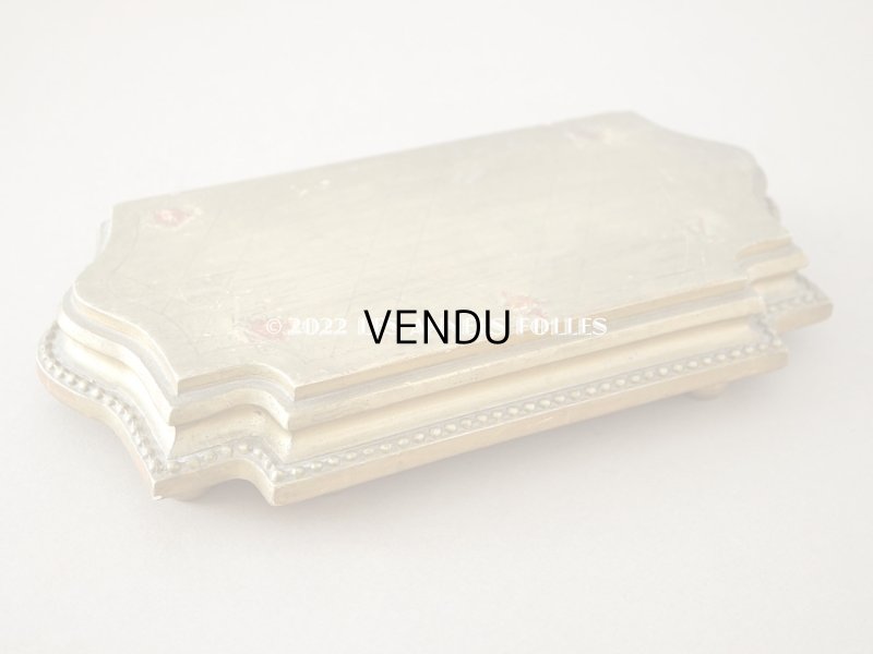 画像3: 19世紀 アンティーク 木製の台座　ゴールド 