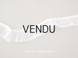 アンティーク チュールレースのプリーツリボン オフホワイト  3.9cm幅  