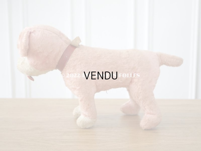 画像3: アンティーク 犬のぬいぐるみ　ピンク
