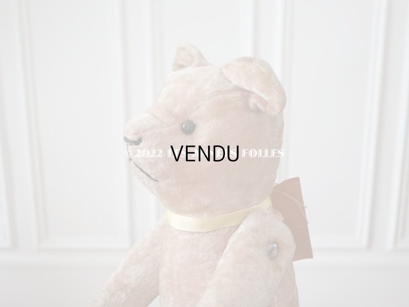 画像7: アンティーク ベア 淡いピンク