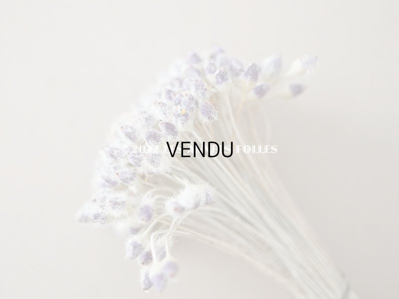 画像4: アンティーク ペップ　ラヴェンダー＆グレー  布花用 花芯 約120ピースの束