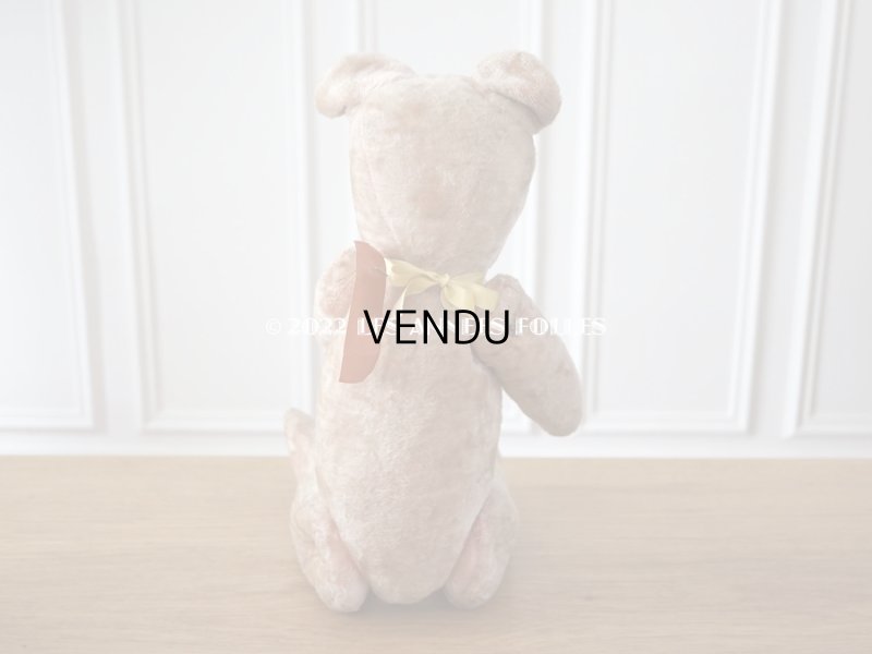画像5: アンティーク ベア 淡いピンク