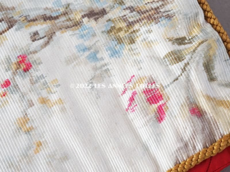 画像9: ＊蚤の市＊19世紀 アンティーク シルク製 ハンキーケース イニシャル刺繍入り ハンカチ用ポシェット 