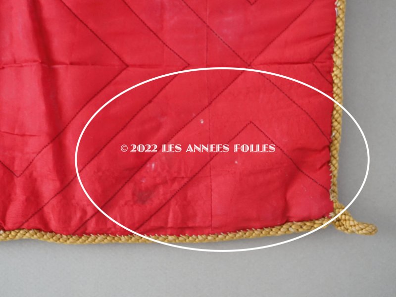 画像7: ＊蚤の市＊19世紀 アンティーク シルク製 ハンキーケース イニシャル刺繍入り ハンカチ用ポシェット 