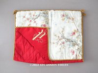 19世紀 アンティーク シルク製 ハンキーケース イニシャル刺繍入り ハンカチ用ポシェット 