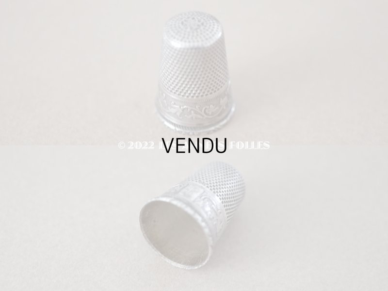 画像15: 1920年代 アンティーク リボン&ローズパニエ柄 ソーイングセット 裁縫道具