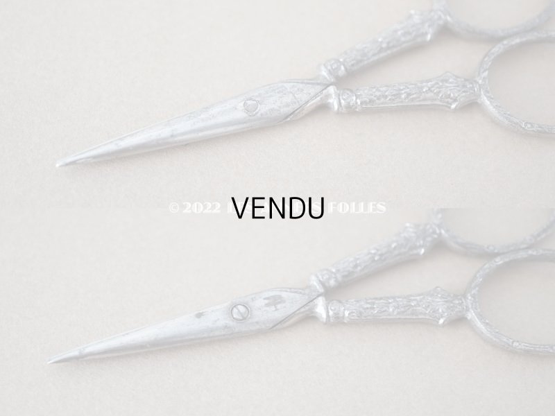 画像11: 1920年代 アンティーク リボン&ローズパニエ柄 ソーイングセット 裁縫道具