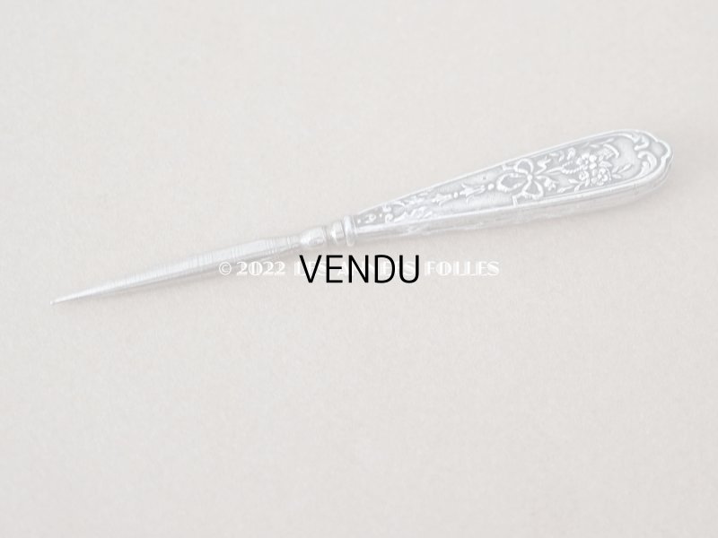 画像6: 1920年代 アンティーク リボン&ローズパニエ柄 ソーイングセット 裁縫道具