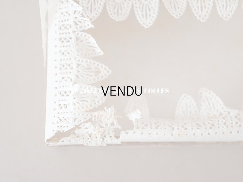 画像10: 19世紀 アンティーク 菫のお菓子箱 チョコレートボックス レースペーパー付