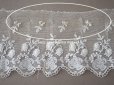 画像13: アンティーク 鈴蘭の刺繍入りレース　エクリュ　104cm