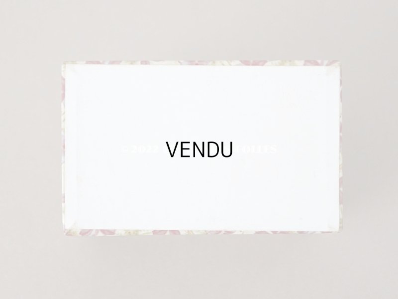 画像5: 19世紀 アンティーク 菫のお菓子箱 チョコレートボックス レースペーパー付