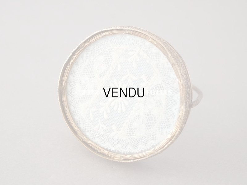 画像7: アンティーク ジュエリースタンド レース使い