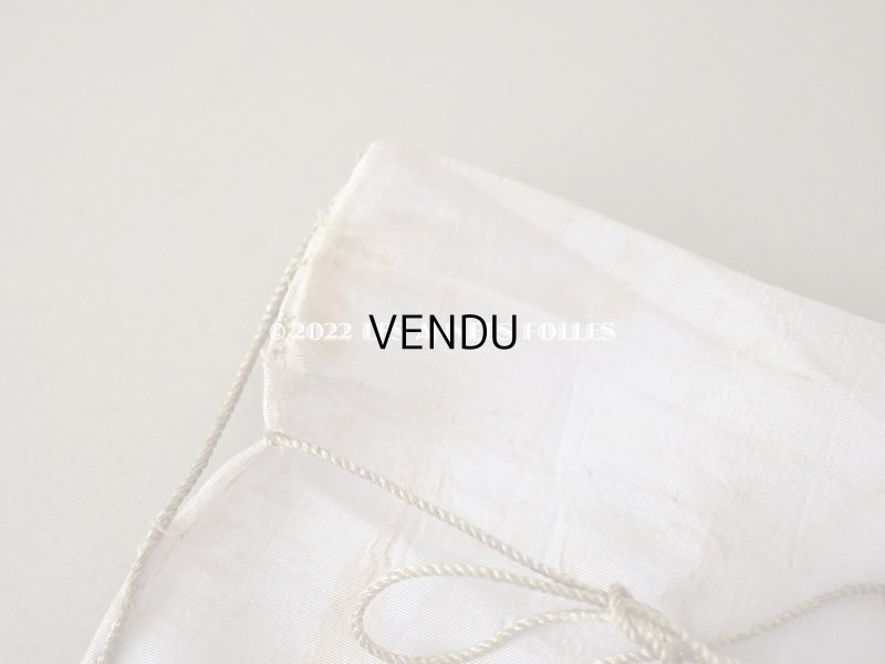 画像4: アンティーク ショコラティエ BOISSIERのお菓子袋  シルク製 オモニエール　- BOISSIER PARIS -