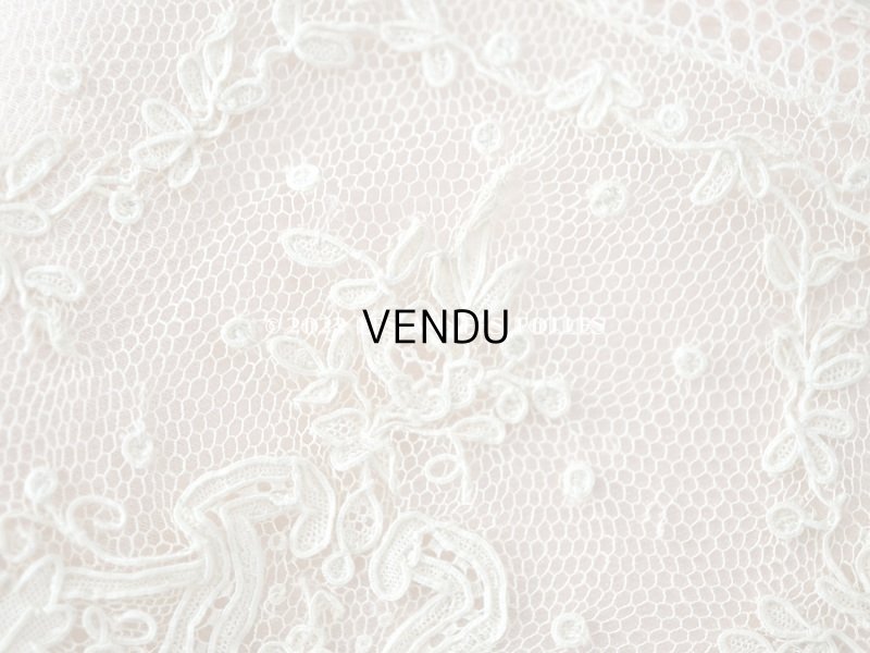 画像3: 18世紀 アンティーク ニードルレース アランソンレース 薔薇のガーランド 89cm 9cm幅 ポワン・ダランソン