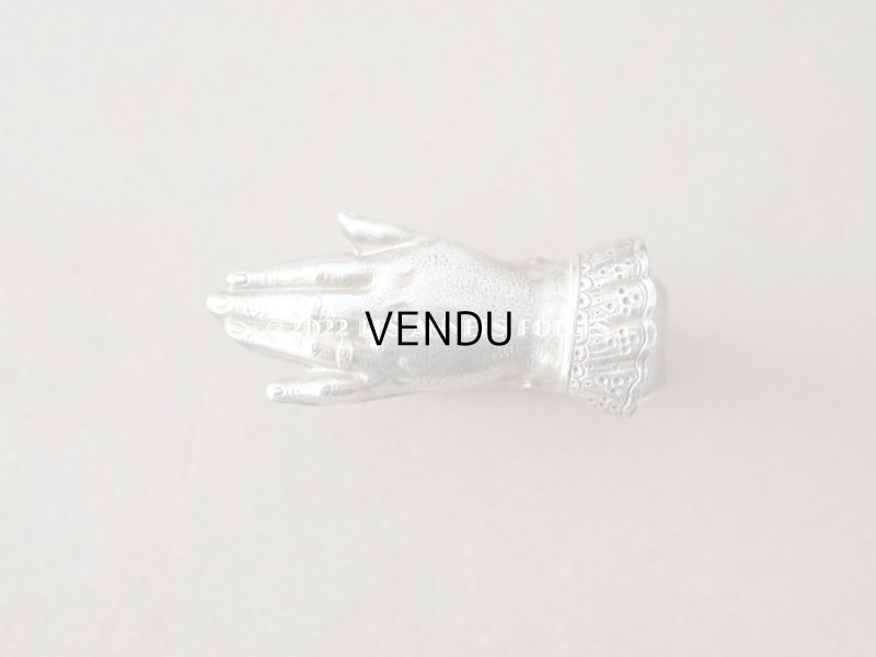 画像8: アンティーク ハンドモチーフのクリップ　シャトレーヌ用　手のモチーフ