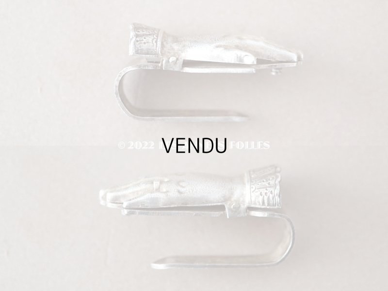 画像9: アンティーク ハンドモチーフのクリップ　シャトレーヌ用　手のモチーフ