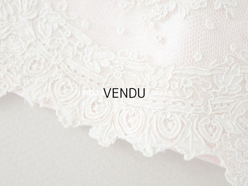 画像6: 18世紀 アンティーク ニードルレース アランソンレース 薔薇のガーランド 89cm 9cm幅 ポワン・ダランソン