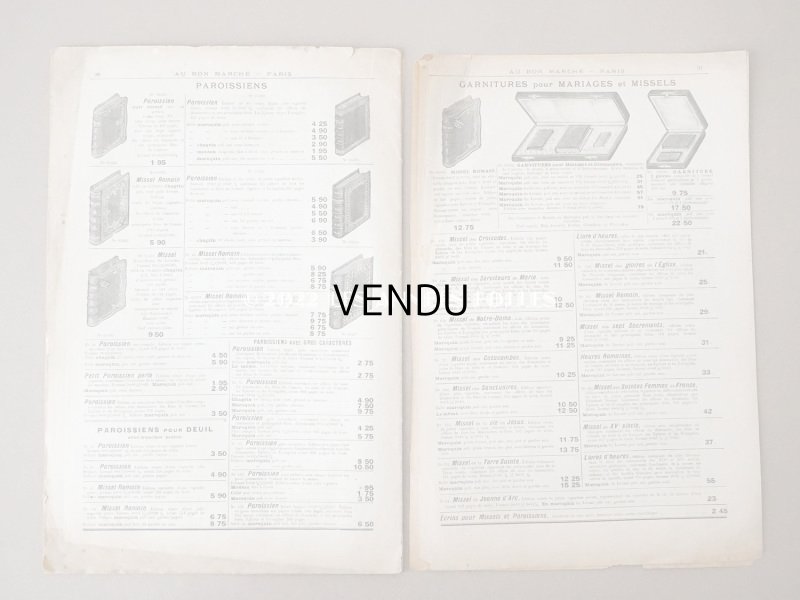 画像17: 1900年頃 アンティーク ボンマルシェのカタログ 文具 パペトリー CATALOGUE DE PAPETERIE ET ARTICLES DE BUREAU - AU BON MARCHE -