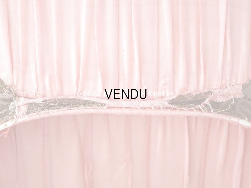 画像18: アンティーク シルク製　ロココモチーフ＆花かごのレース&ロココトリム カルトナージュボックス 