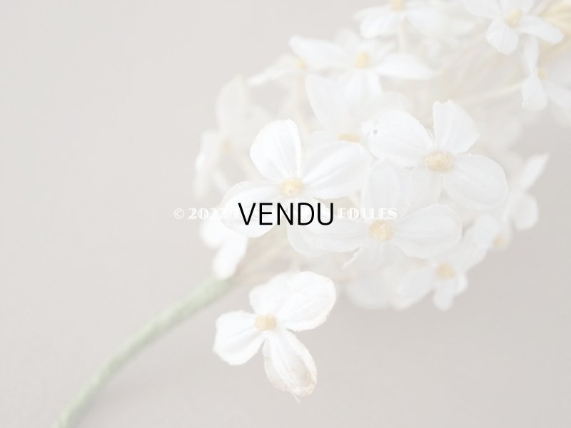 画像4: 19世紀 アンティーク ホワイトライラックの布花 