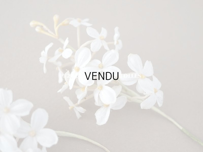 画像10: 19世紀 アンティーク ホワイトライラックの布花 