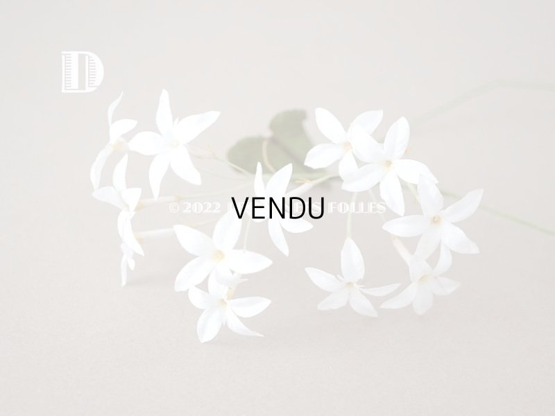 画像13: 19世紀 アンティーク 白い布花 