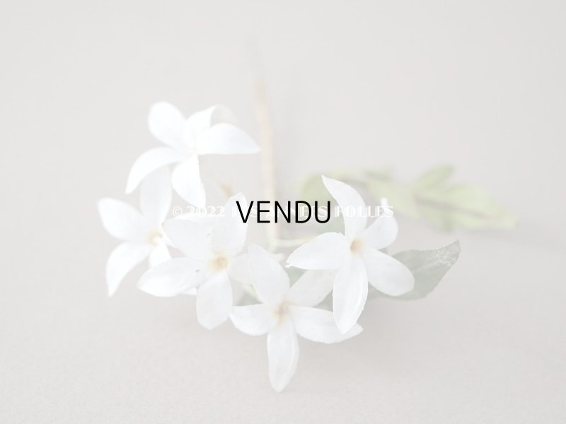 画像19: 19世紀 アンティーク 白い布花 