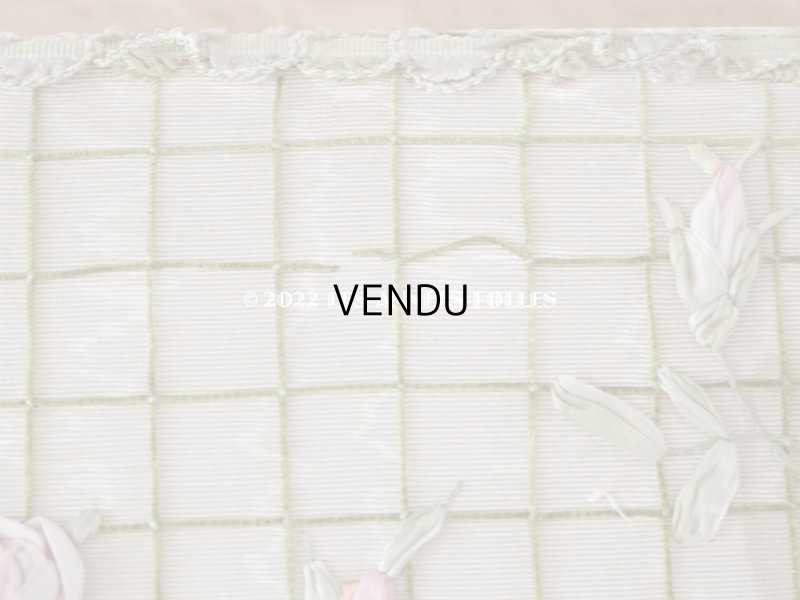 画像11: アンティーク 薔薇のロココモチーフのガーランド 大きなカルトナージュボックス パウダーピンク 48×32.5×9.5cm