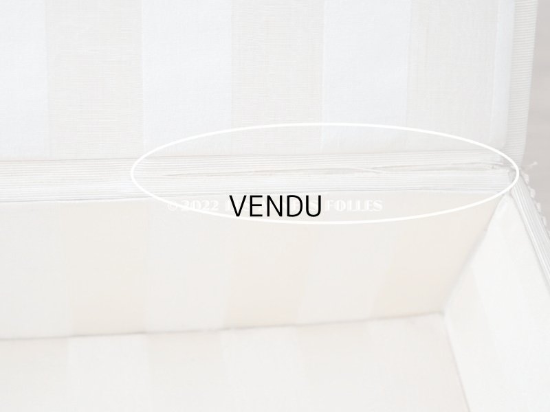 画像17: アンティーク 薔薇のロココモチーフのガーランド 大きなカルトナージュボックス パウダーピンク 48×32.5×9.5cm